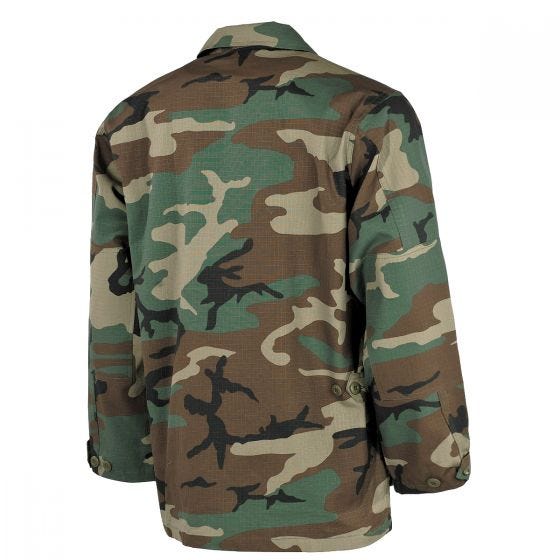 MFH US BDU Field Jacket Ripstop Woodland Camo