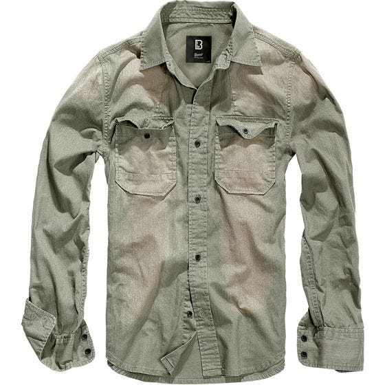 Brandit Hardee Denim Shirt Gray