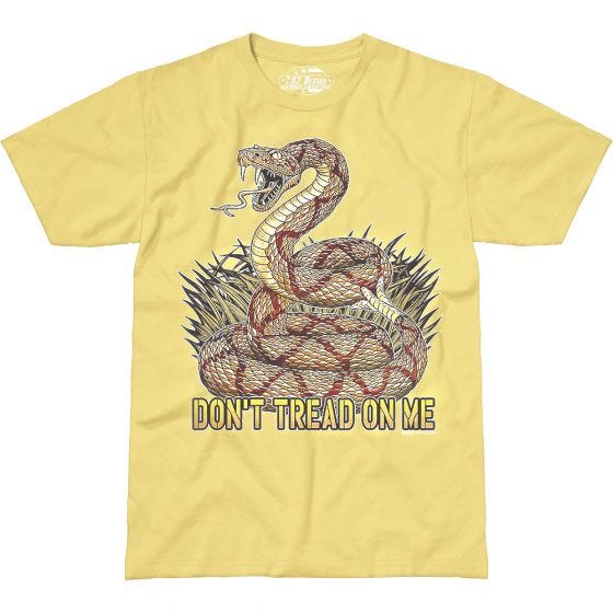 7.62 Design Don't Tread On Me T-Shirt Yellow