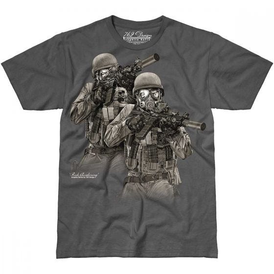 7.62 Design Rude Awakening T-Shirt Charcoal