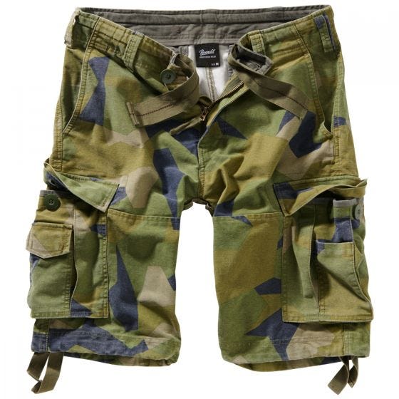 Brandit Vintage Classic Shorts Swedish M90 Camo