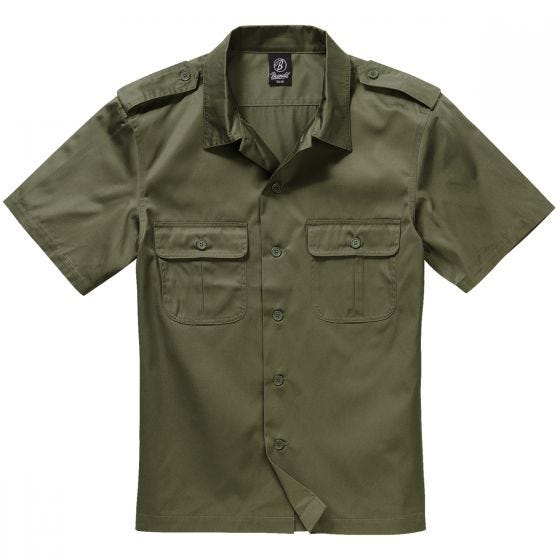 Brandit US Shirt Short Sleeve Olive