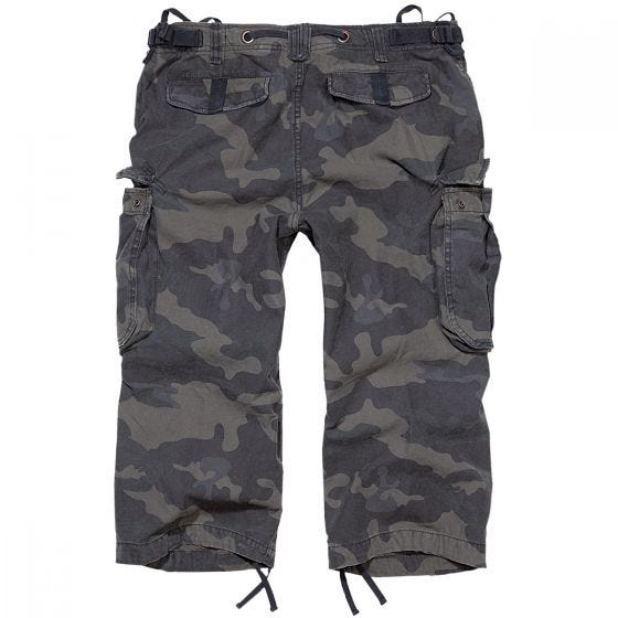 Brandit Industry Vintage 3/4 Shorts Dark Camo