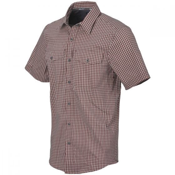 Helikon Covert Concealed Carry Short Sleeve Shirt Dirt Red Checkered