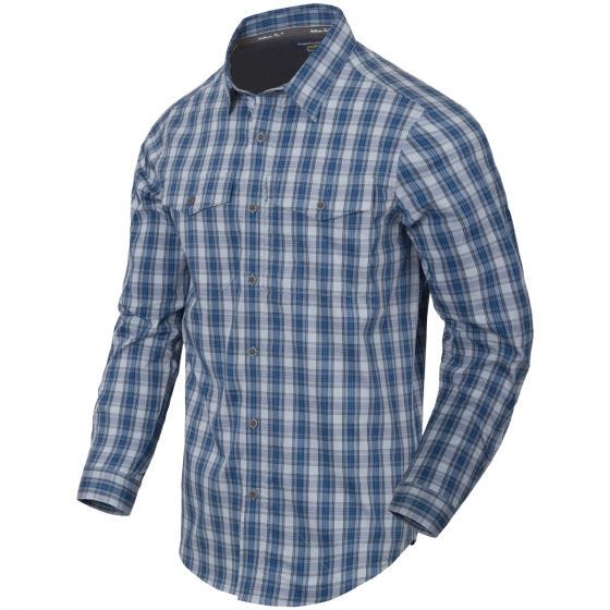 Helikon Covert Concealed Carry Shirt Ozark Blue Plaid