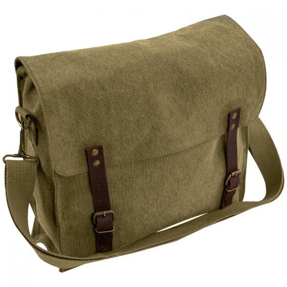 Highlander Fintry Canvas Satchel 10L Olive