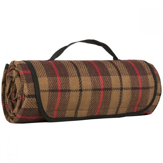 Highlander Picnic Blanket Rustic Tweed