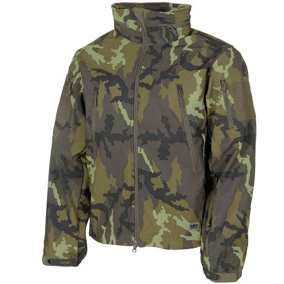 MFH Soft Shell Jacket Scorpion Czech Woodland