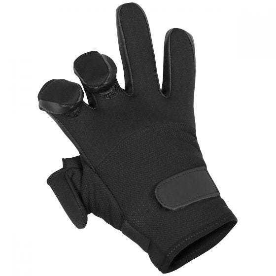 MFH Mesh Neoprene Gloves Black