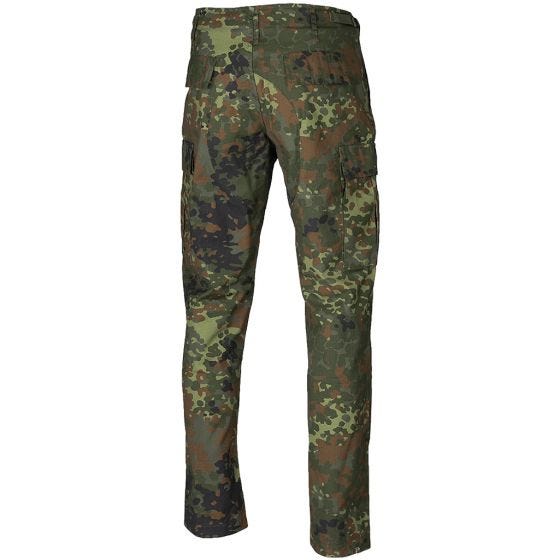 Teesar US BDU Trousers Ripstop SlimFit Flecktarn