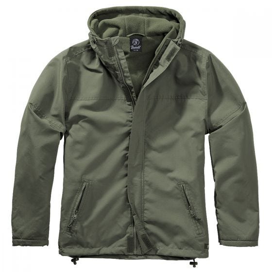 Brandit Windbreaker Front Zip Olive