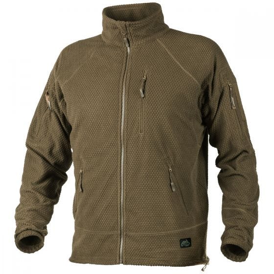 Helikon Alpha Tactical Grid Fleece Jacket Coyote