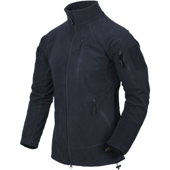 Helikon Alpha Tactical Jacket Grid Fleece Navy Blue