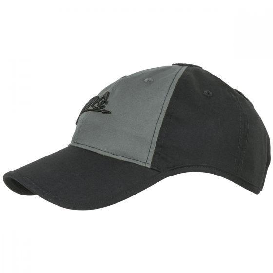 Helikon Logo Cap Polycotton Ripstop Black / Shadow Grey