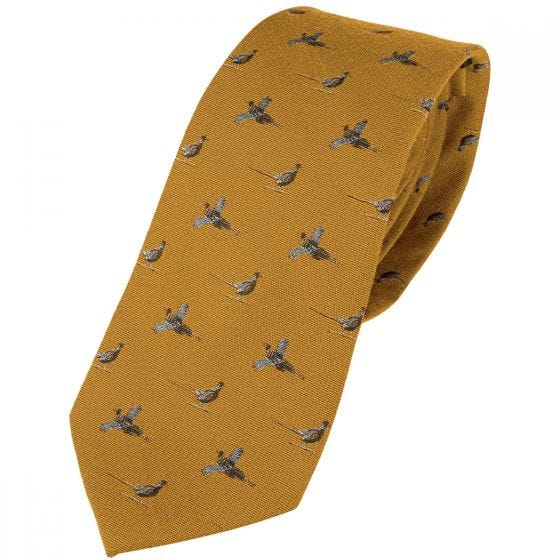 Jack Pyke Silk Tie Pheasant Mustard