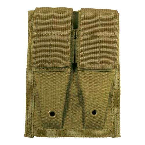 MFH Double 9mm Magazine Pouch Small MOLLE Coyote