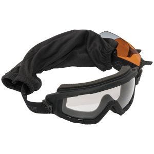 Swiss Eye G-Tac Goggle - Smoke + Orange + Clear Lens / Rubber Black Frame