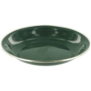 Highlander Deluxe Enamel Soup Plate Green