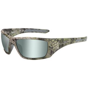Wiley X WX Nash Glasses - Polarized Green Platinum Flash Lens / Kryptek Altitude Frame
