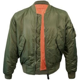 Mil Tec MA 1 Flight Jacket Olive