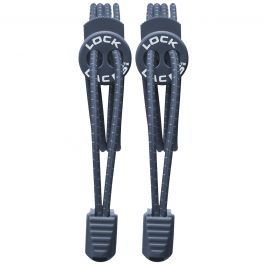 Navy elastic outlet laces