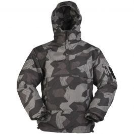 Mil-Tec Mens WINDBREAKER ANORAK Fleece Lining Hooded Windproof Splinternight 