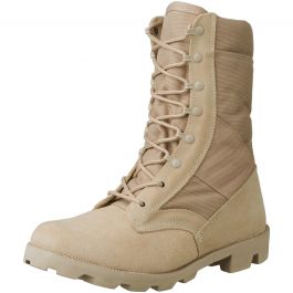 Lace top military boots