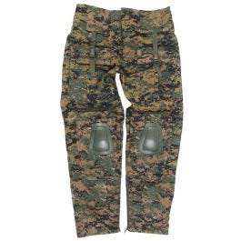 Camo work trousers with knee pads sale