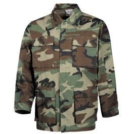 MFH US BDU Field Jacket Ripstop Woodland Camo size 3XL