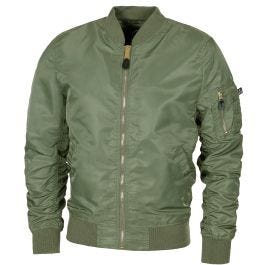 Military issue bomber jacket top