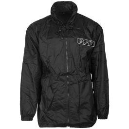 Black security windbreaker deals