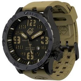 Hazard 4 Heavy Water Diver Titanium Tritium Watch Cavern Green Yellow