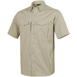 Khaki short sleeve shirt discount