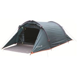 Highlander Blackthorn 2 Tent Hunter Green Orange Trim