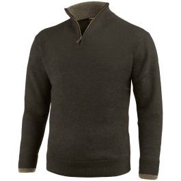 Jack Pyke Ashcombe Lambwool ZipknitSmall Dark Olive