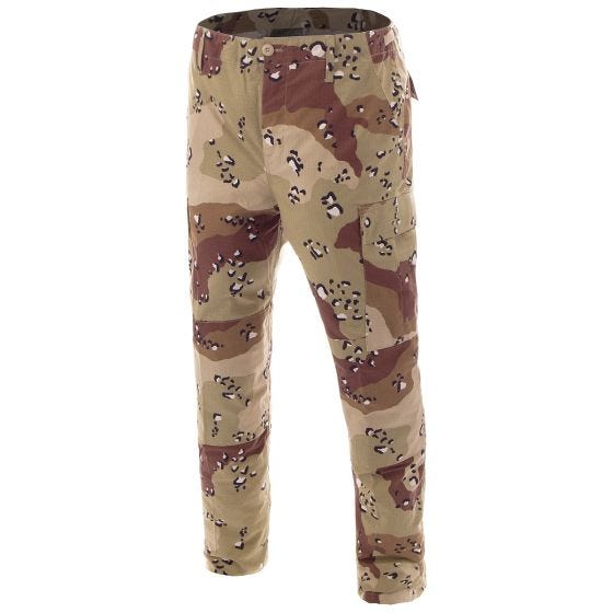 MFH BDU Combat Trousers Ripstop 6-Color Desert