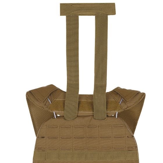 MFH Tactical Vest Laser MOLLE Coyote Tan