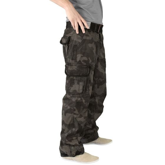 Surplus Premium Vintage Trousers Black Camo