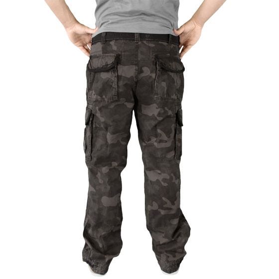 Surplus Premium Vintage Trousers Black Camo