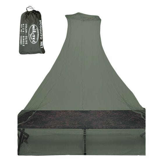 Mil-Tec Double Mosquito Net with Bag Olive