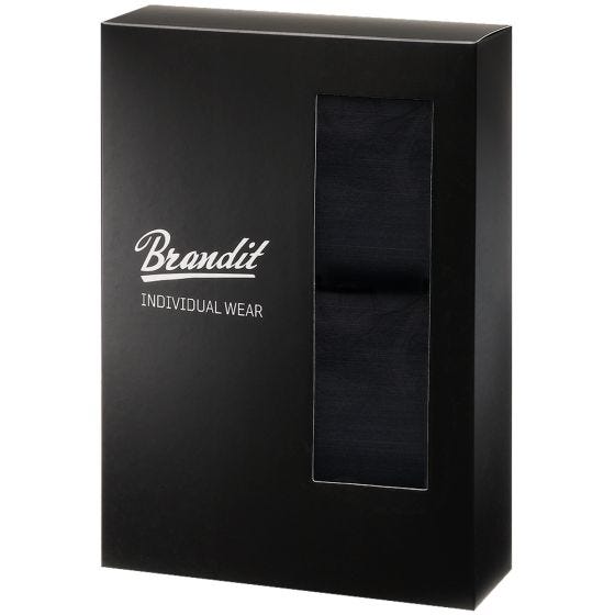 Brandit Boxer Shorts Logo 2 Pack Black / Black