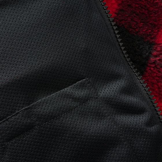 Brandit Teddyfleece Jacket Red/Black