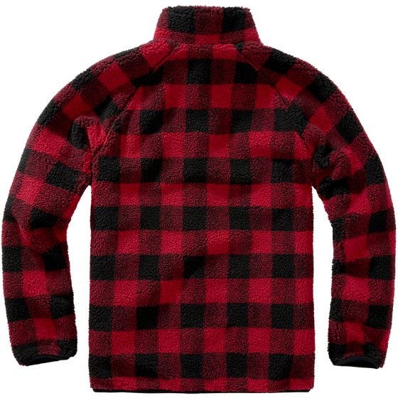 Brandit Teddyfleece Jacket Red/Black