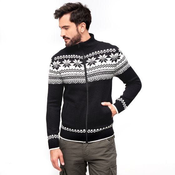 Brandit Cardigan Norweger Black