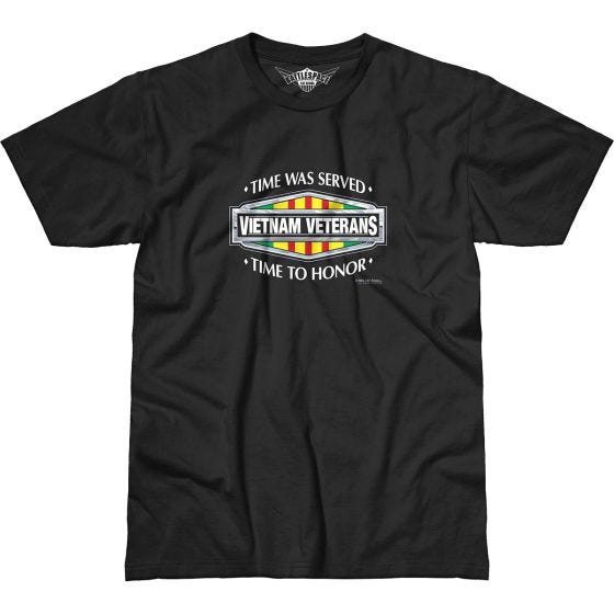 7.62 Design Vietnam Veterans Time Served Battlespace T-Shirt Black