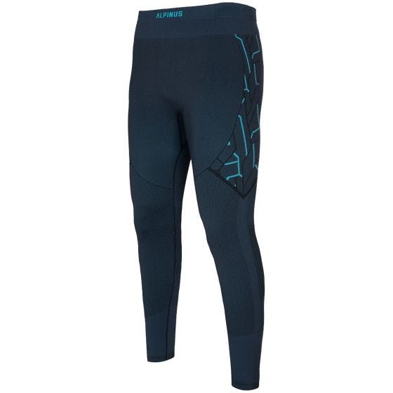 Alpinus Men's Outdoor Gausdal Thermoactive Base Layer Bottom Graphite Blue