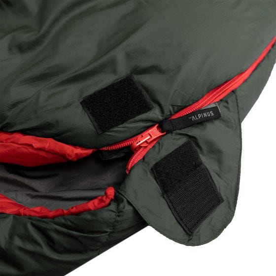 Alpinus Primalight 1000 (Left) Sleeping Bag Green
