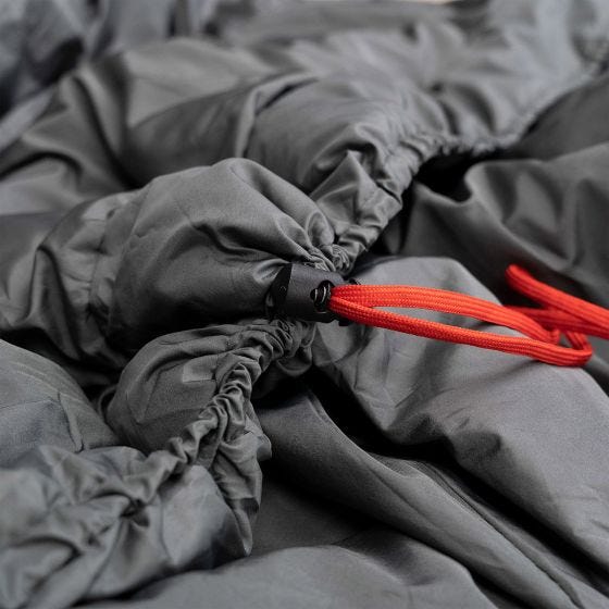 Alpinus Primalight 1000 (Left) Sleeping Bag Green