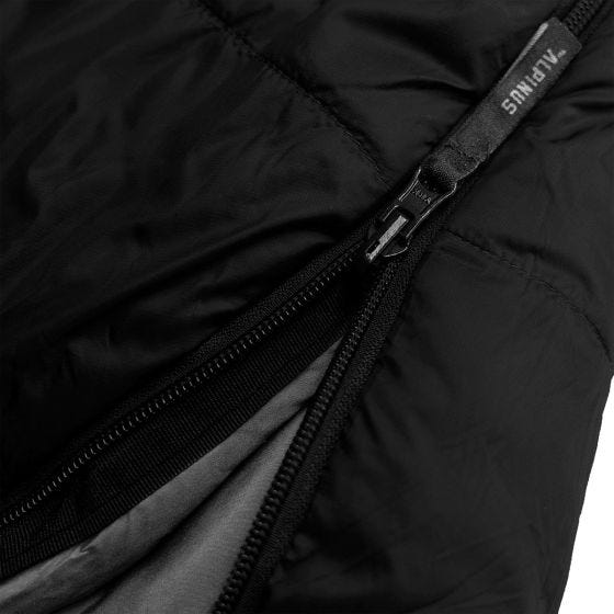 Alpinus Survival 1100 (Left) Sleeping Bag Black