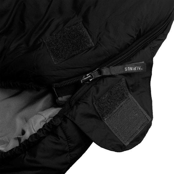 Alpinus Survival 1100 (Left) Sleeping Bag Black